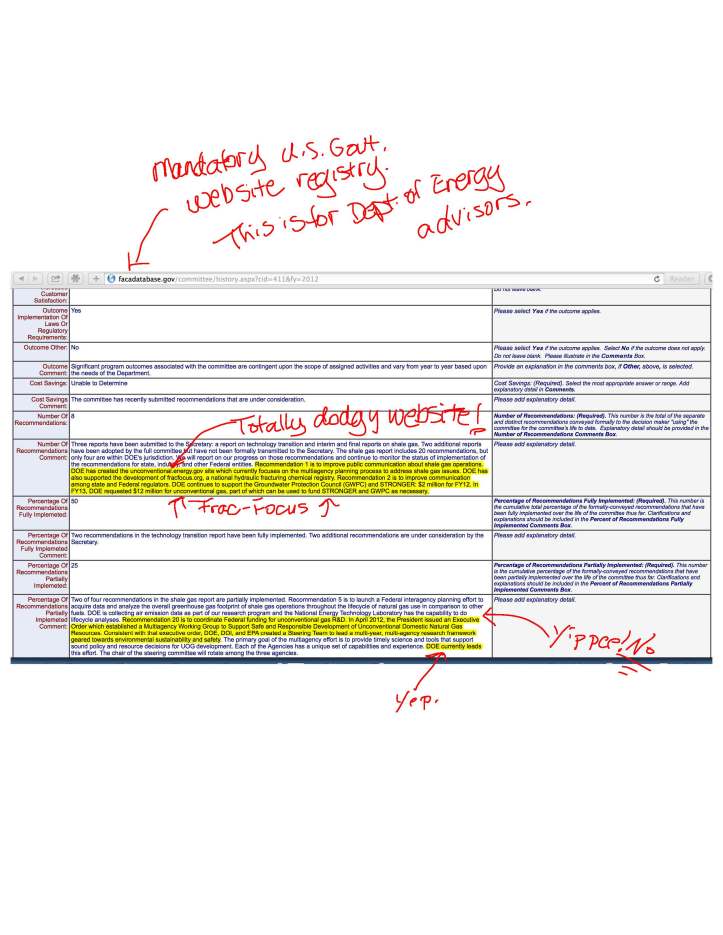 FACA-siteDOE-my page