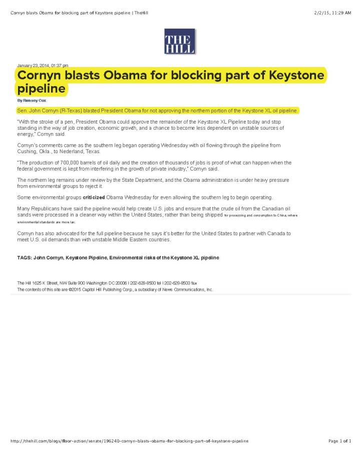 KXL-Cornyn