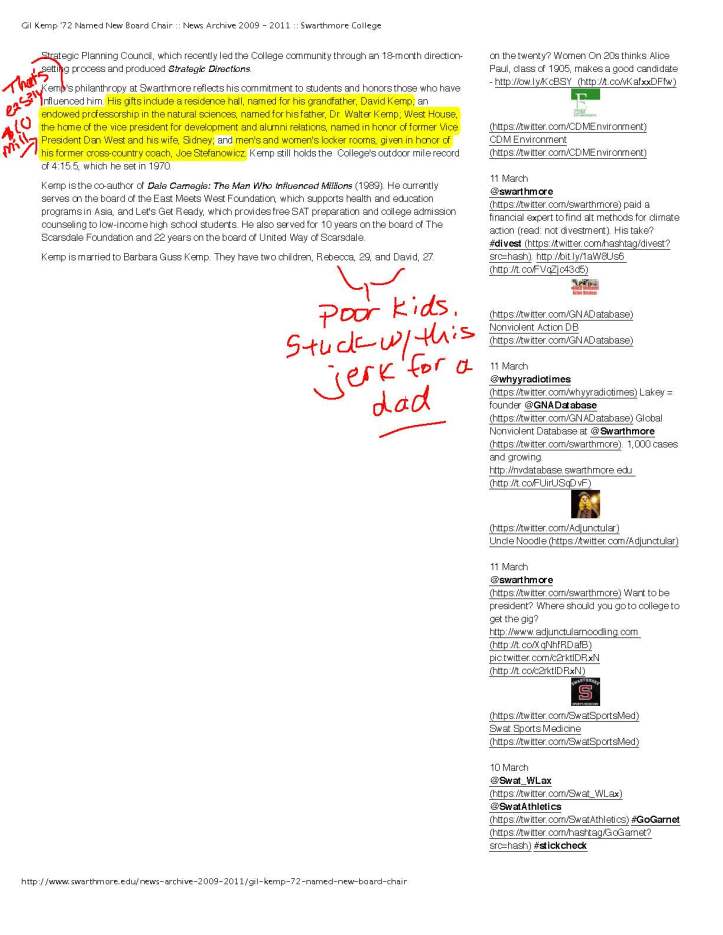 Gil Kemp '72 Named New Board Chair -- News Archive 2009 - 2011 -- Swarthmore College_Page_2