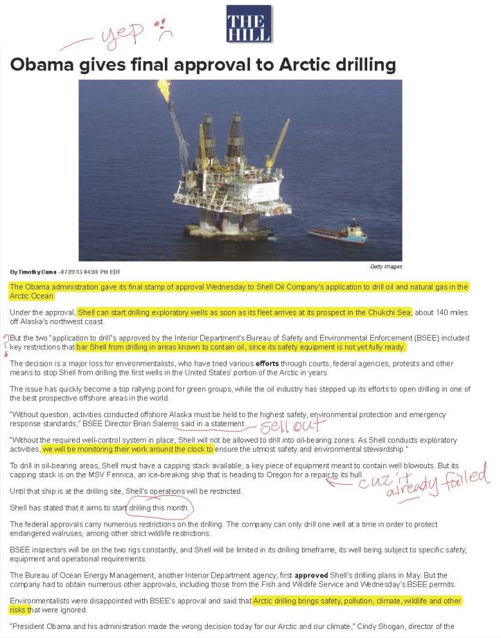 Obama gives final approval to Arctic drilling | TheHill_Page_1