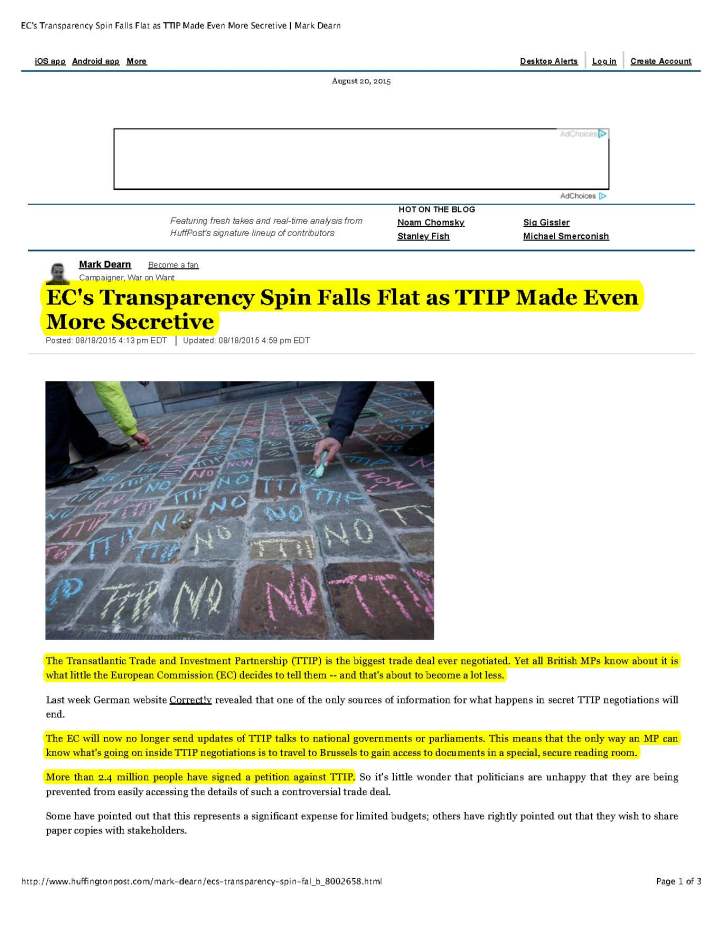 EC's Transparency Spin Falls Flat as TTIP Made Even More Secretive | Mark Dearn_Page_1