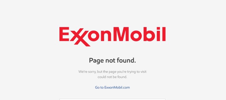 exxon not found