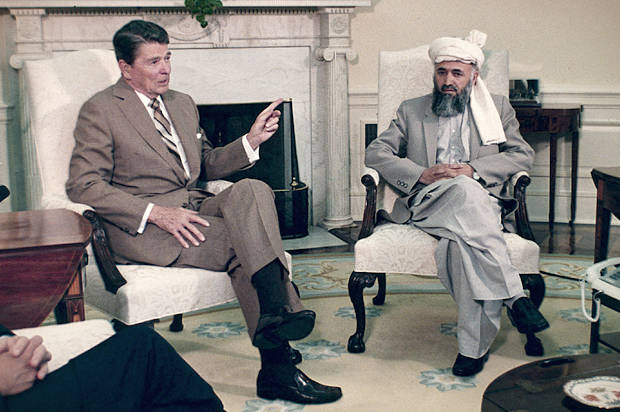 Ronald Reagan, Burhaneddin Rabbani