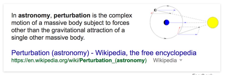 perturbation